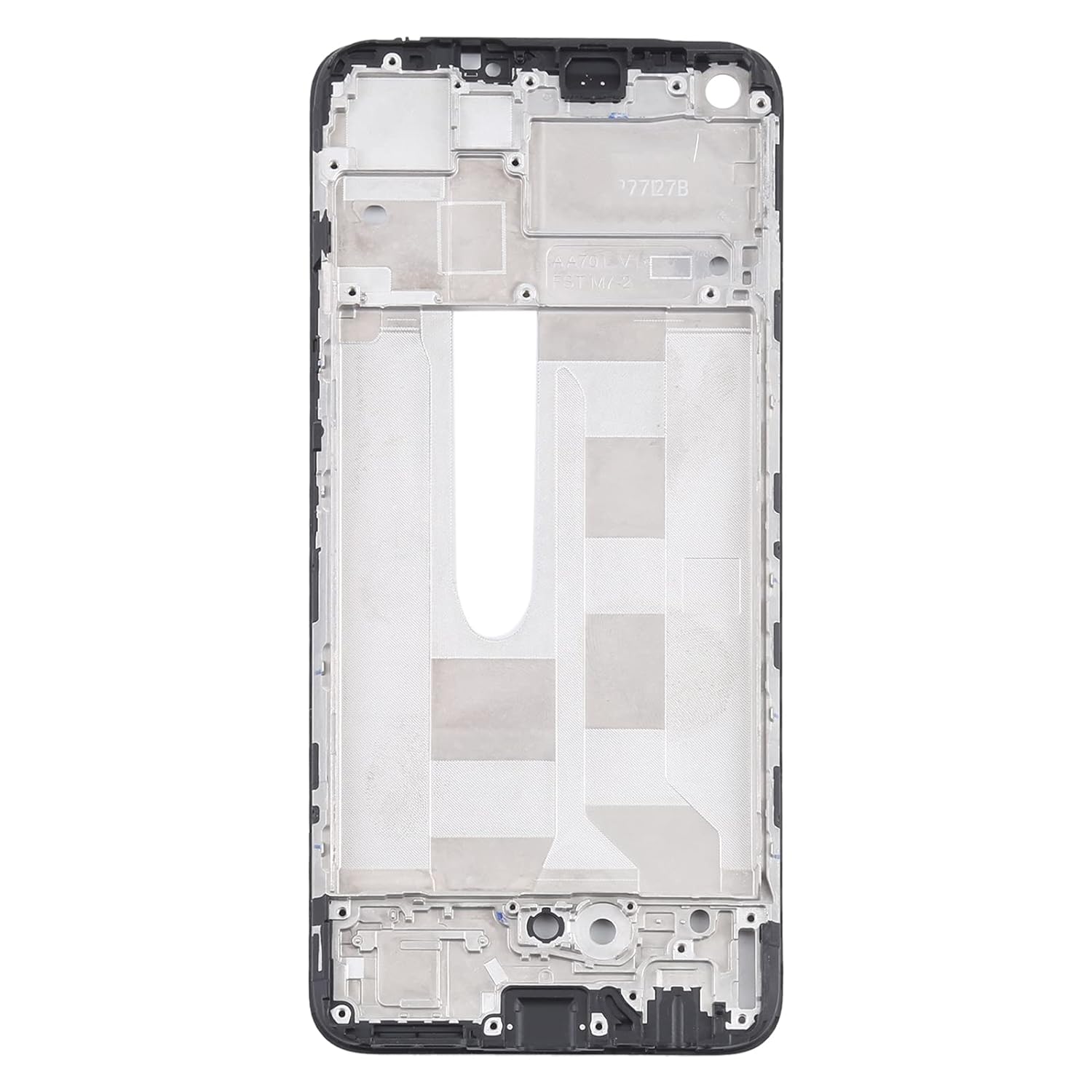 LCD Frame Middle Chassis for Realme 8 Pro Black Zeespares LCD Frame Middle Chassis for Realme 8 Pro Black Zeespares